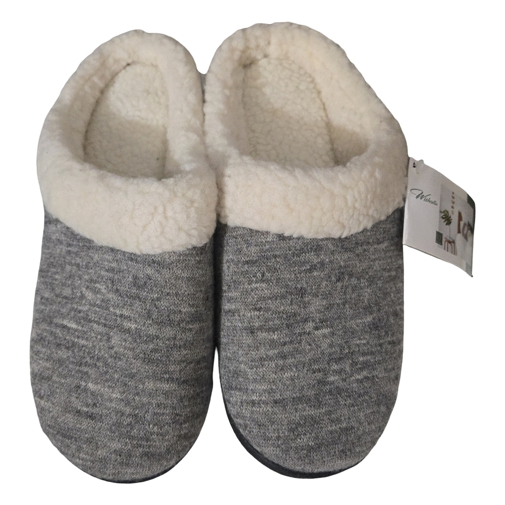 Wishcotton Mule Slippers Cozy Fleece-Lined W Size 9